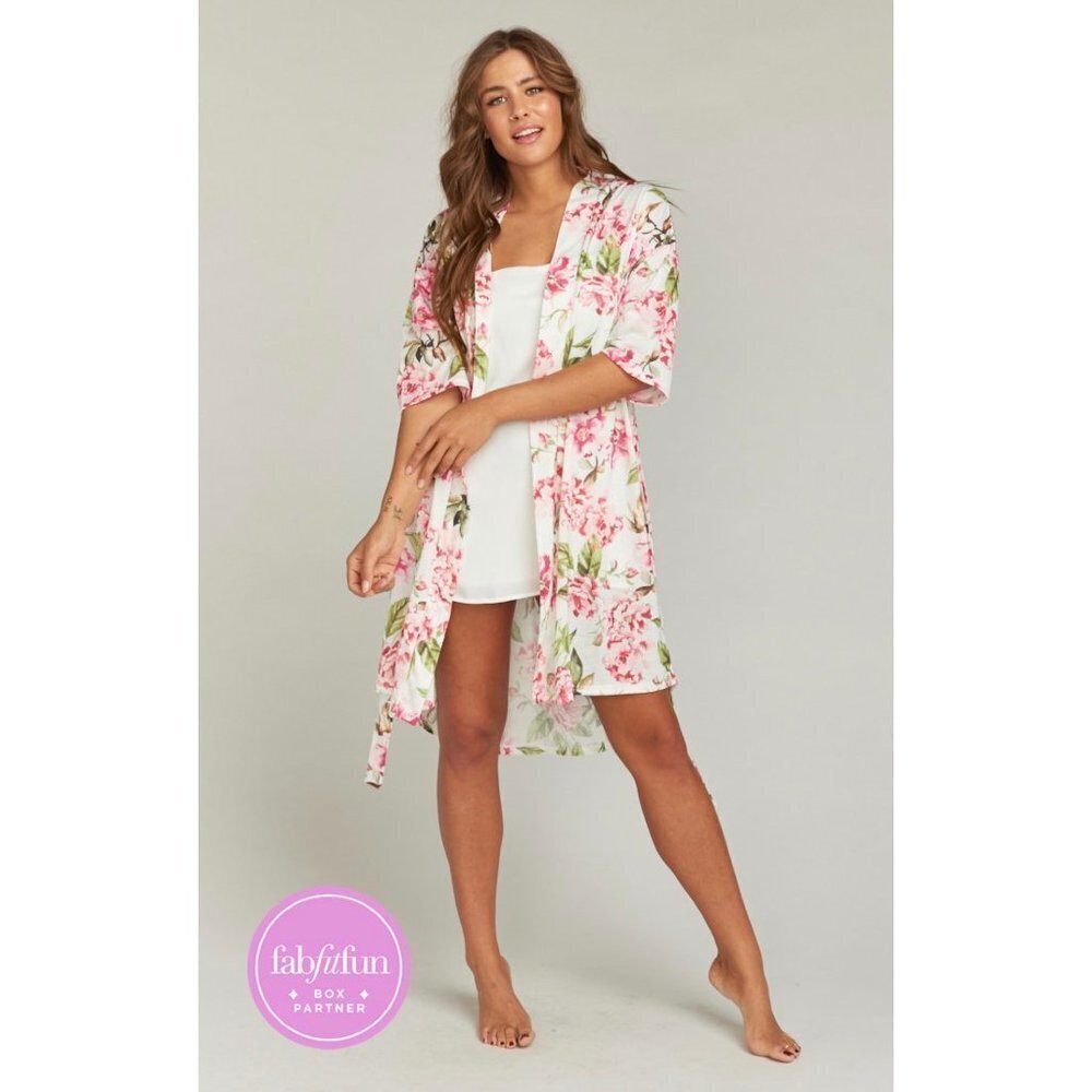 Show Me Your Mumu Garden of Blooms Brie Robe NWOT